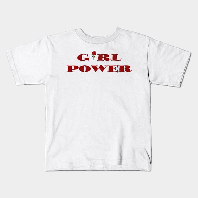 Girl Power Kids T-Shirt by songngammo6